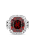 FAIRFAX & ROBERTS 1858 Manhattan Collection Malaya Garnet and Diamond Cocktail Ring