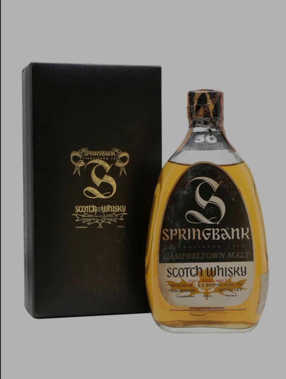 SPRINGBANK SCOTCH WHISKY CAMBPELTOWN MALT 50Y.O.